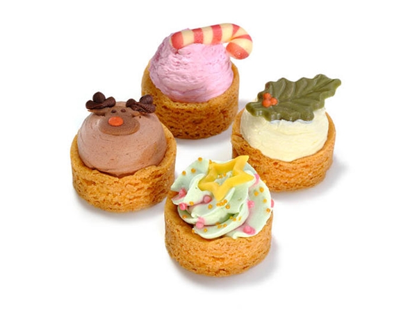 KERST MINI GEBAK&nbsp;4 stuks